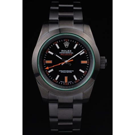 rolex milgauss pro-hunter tinted green saphire black dial prezzo|rolex milgauss green crystal.